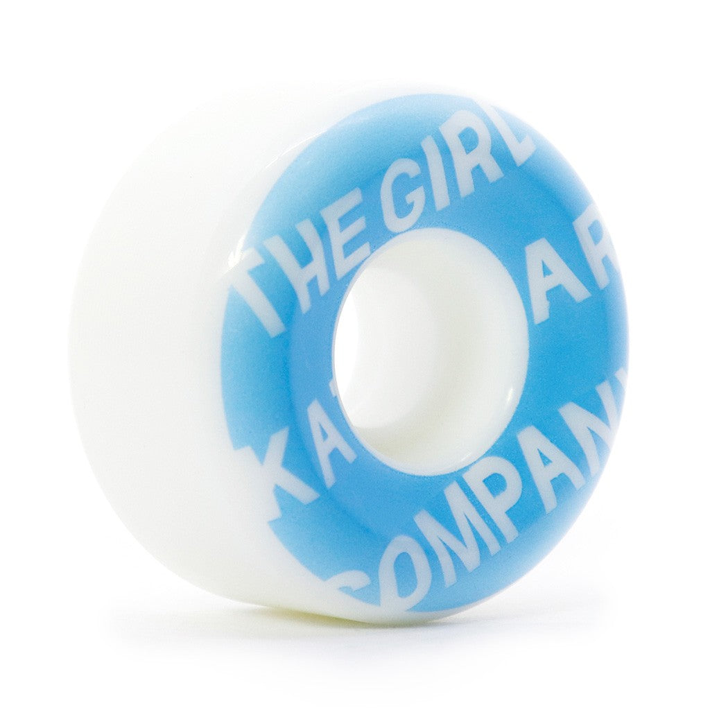 Roda Girl Skateboards Sans Conical 54mm 99A - Branco / Azul
