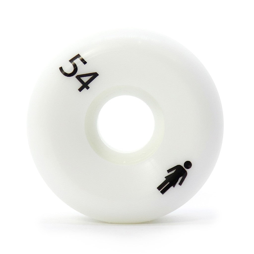 Roda Girl Skateboards Sans Conical 54mm 99A - Branco / Azul