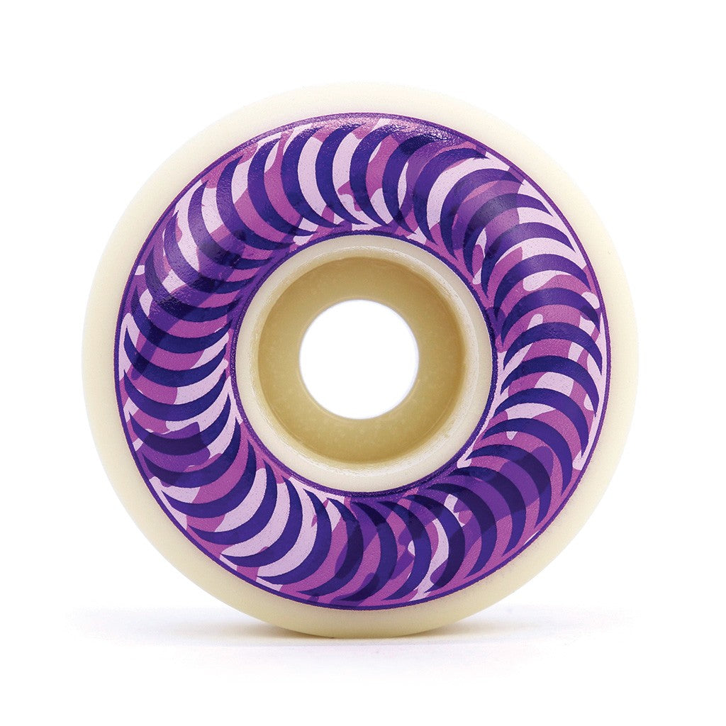 Roda Spitfire Wheels Classic Formula Four 58mm - 99DU - Bege Claro / Roxo