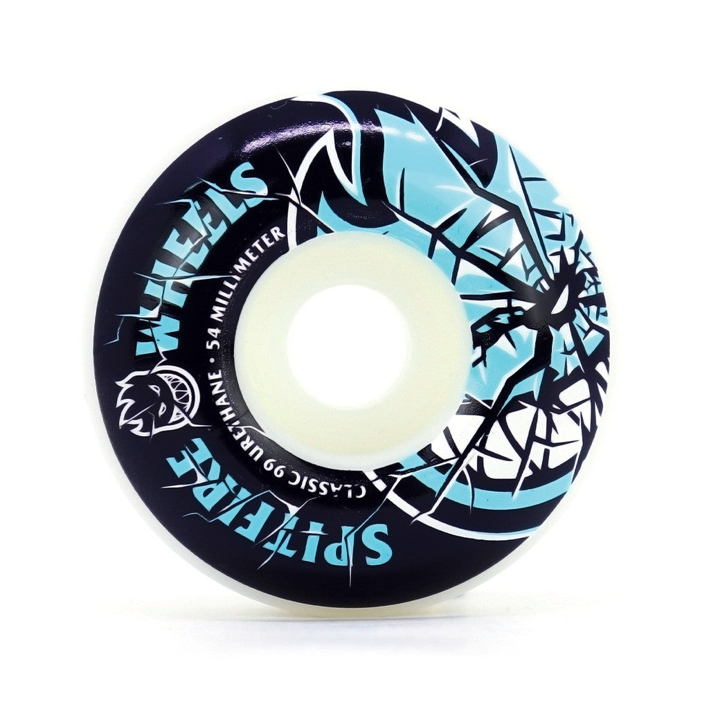Roda Spitfire Wheels Live to Burn 54mm - 99DU - Branco / Preto / Verde