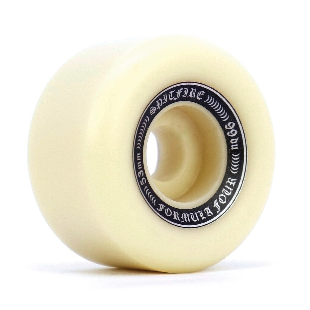 Roda Spitfire Wheels OG Classic Formula Four 53mm - 99DU - Bege Claro / Preto / Laranja