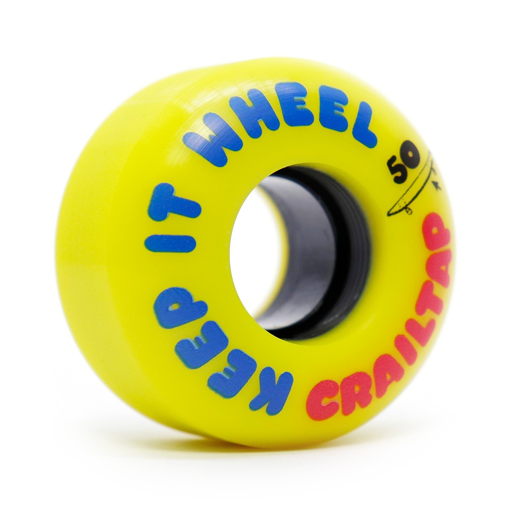 Roda Crailtap Keep It 50mm - 86A - Amarelo / Azul