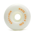 Roda Mini-Logo A-cut 55mm - 101A - Branco / Laranja