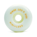 Roda Mini-Logo A-cut 56mm - 101A - Branco / Laranja