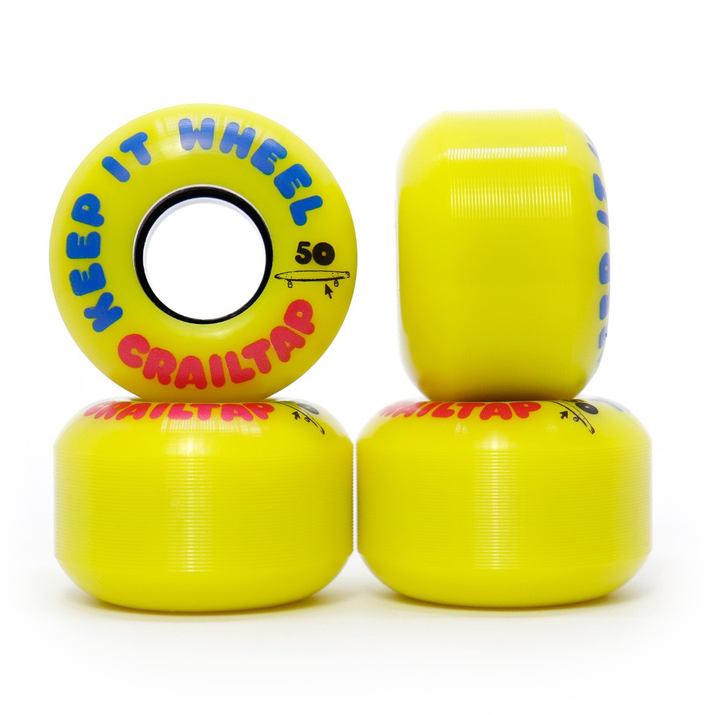 Roda Crailtap Keep It 50mm - 86A - Amarelo / Azul