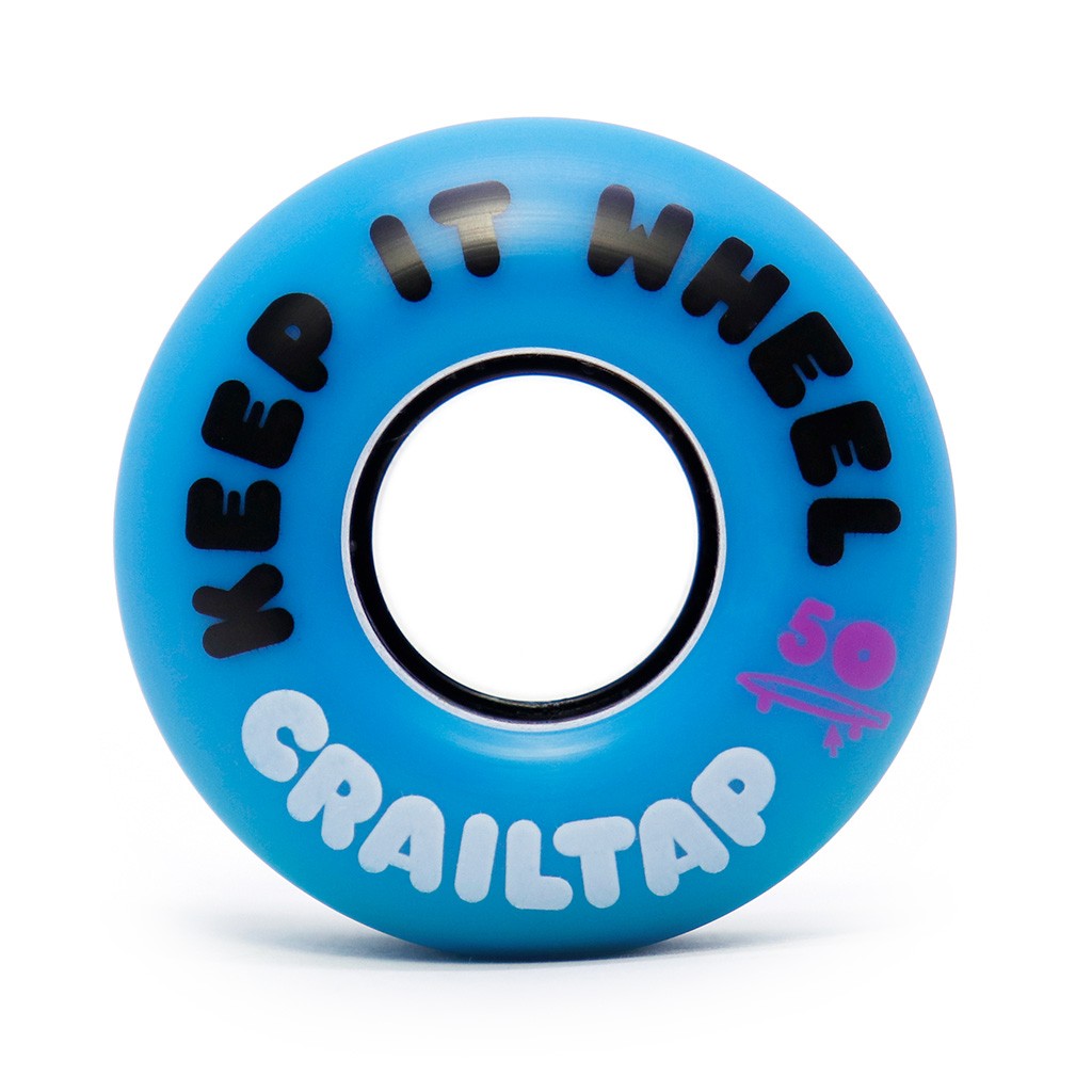 Roda Crailtap Keep It 50mm - 86A - Mesma Azul / Verde
