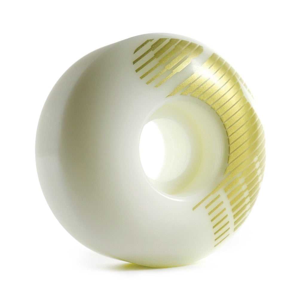 Roda Girl Skateboards National Hero 55mm - 99A - Branco / Dourado