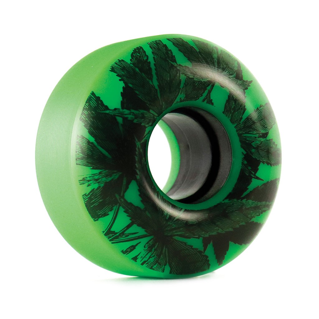 Roda Girl Skateboards Smoke Session Cruiser 56mm - 85A - Verde / Preto