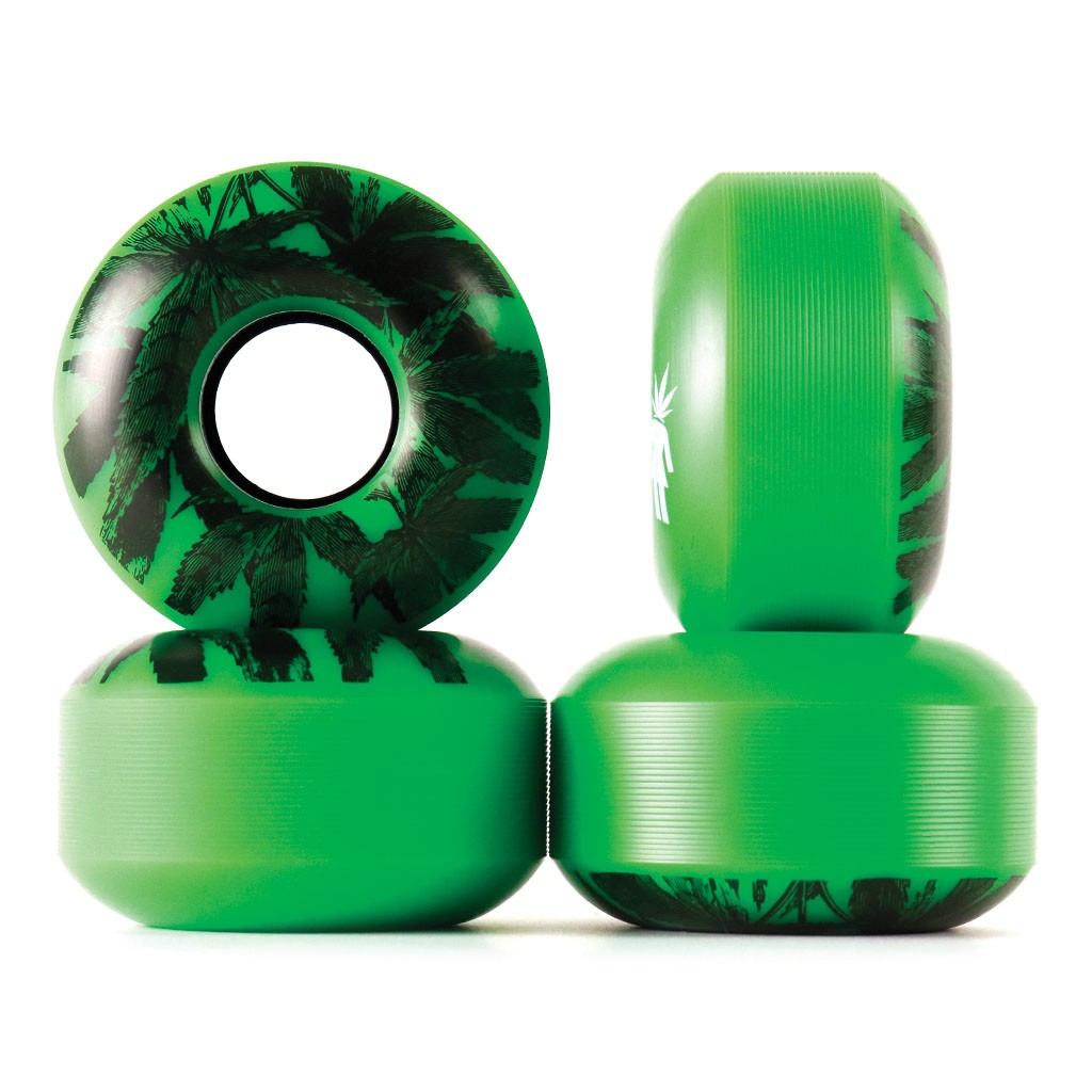 Roda Girl Skateboards Smoke Session Cruiser 56mm - 85A - Verde / Preto