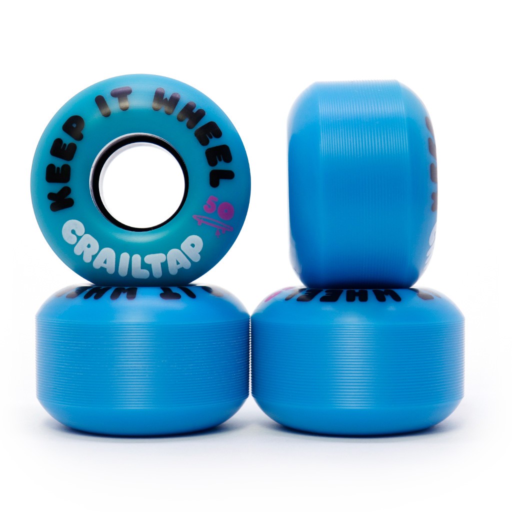 Roda Crailtap Keep It 50mm - 86A - Mesma Azul / Verde