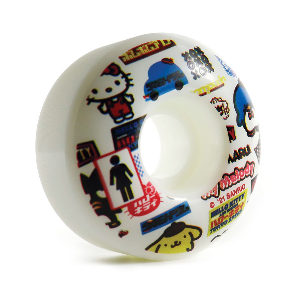 Roda Girl Skateboards Girl x Sanrio Tokyo Speed 54mm - 99A - Branca