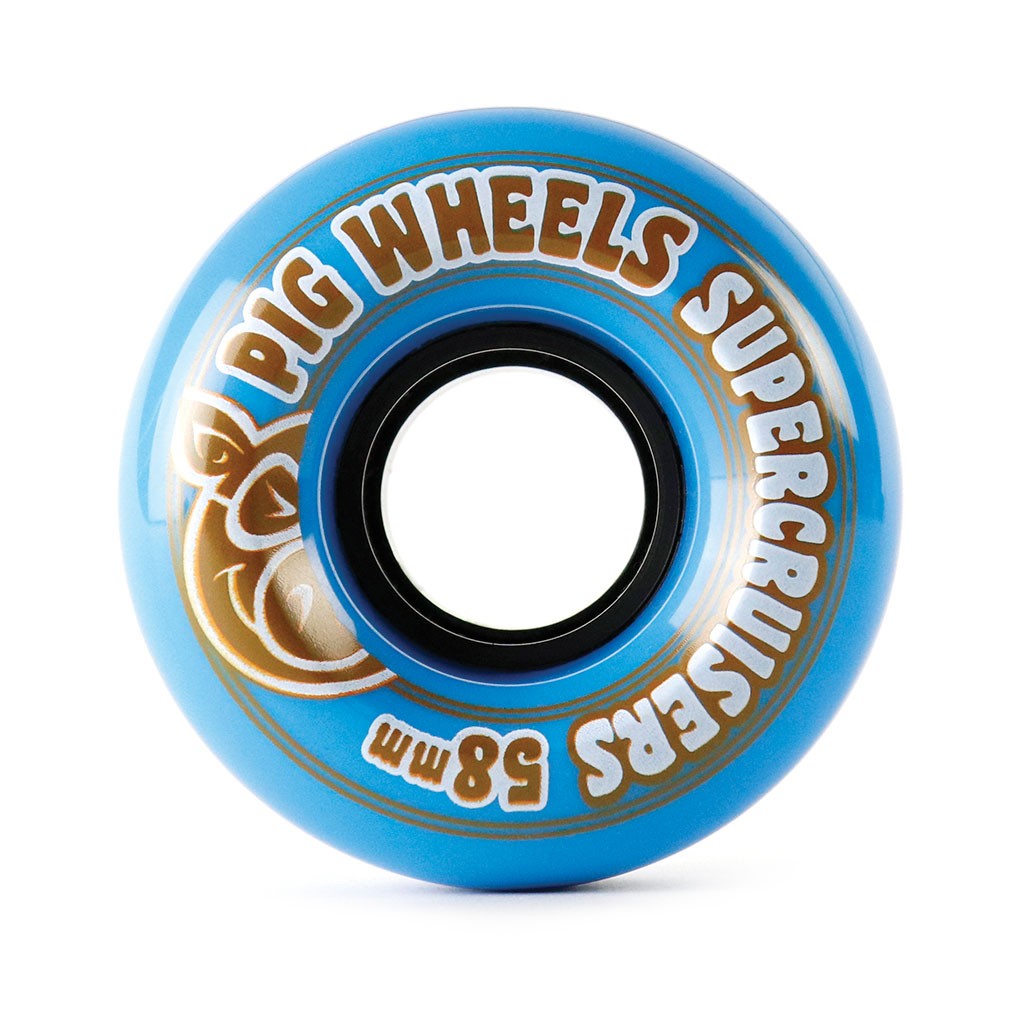 Roda Pig Wheels Supercruisers 58mm - 85a - Azul