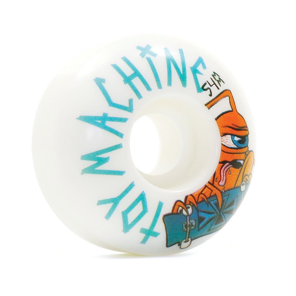 Roda Toy Machine Sect Skater 54mm - 99A - Branco / Verde / Laranja