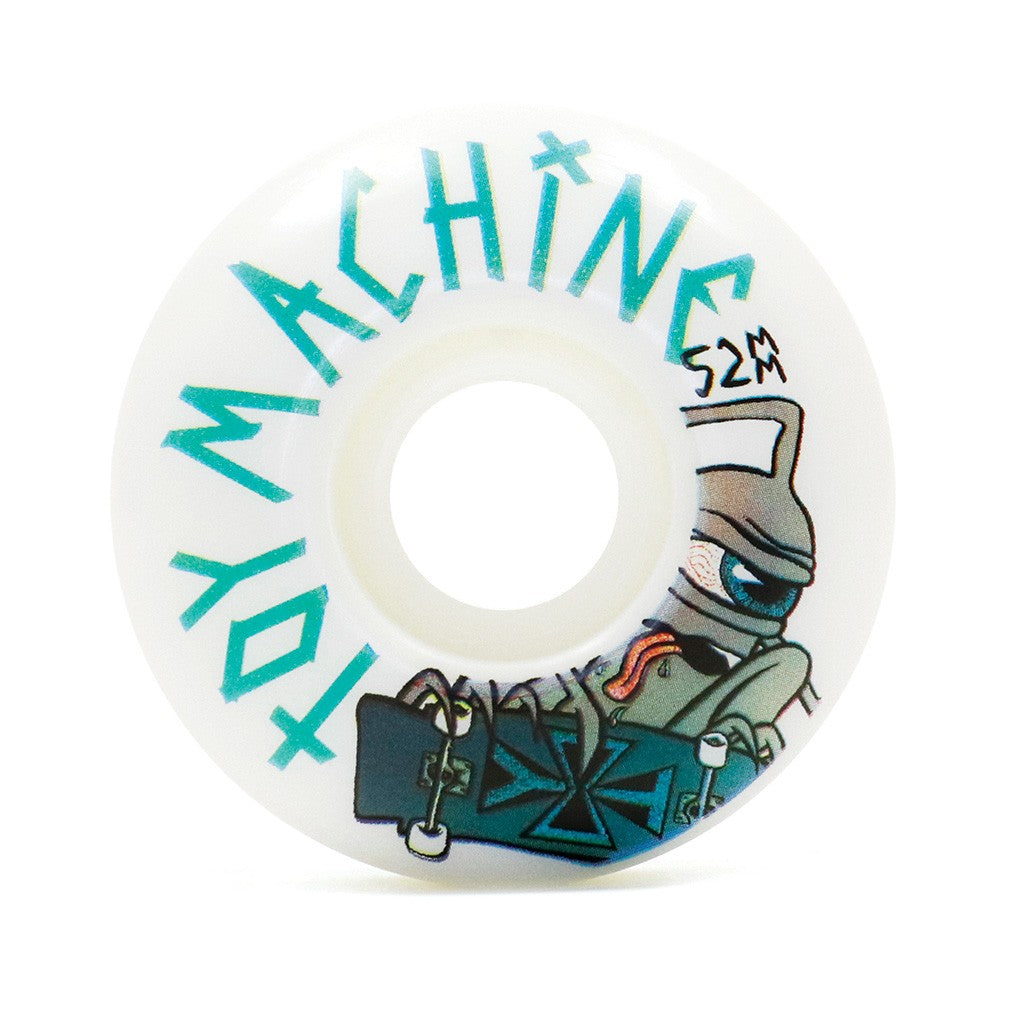 Roda Toy Machine Sect Skater 52mm - 99A - Branco / Cinza