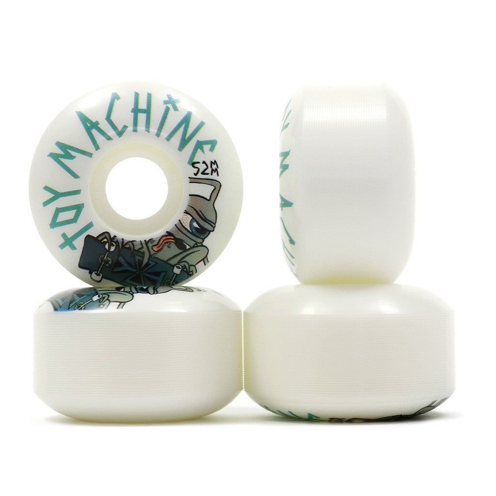 Roda Toy Machine Sect Skater 52mm - 99A - Branco / Cinza
