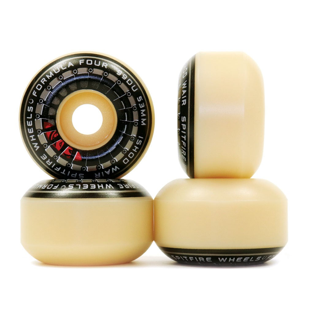 Roda Spitfire Wheels Ishod Wair Classic Formula Four 53mm - 99DU - Bege Claro / Preto / Cinza