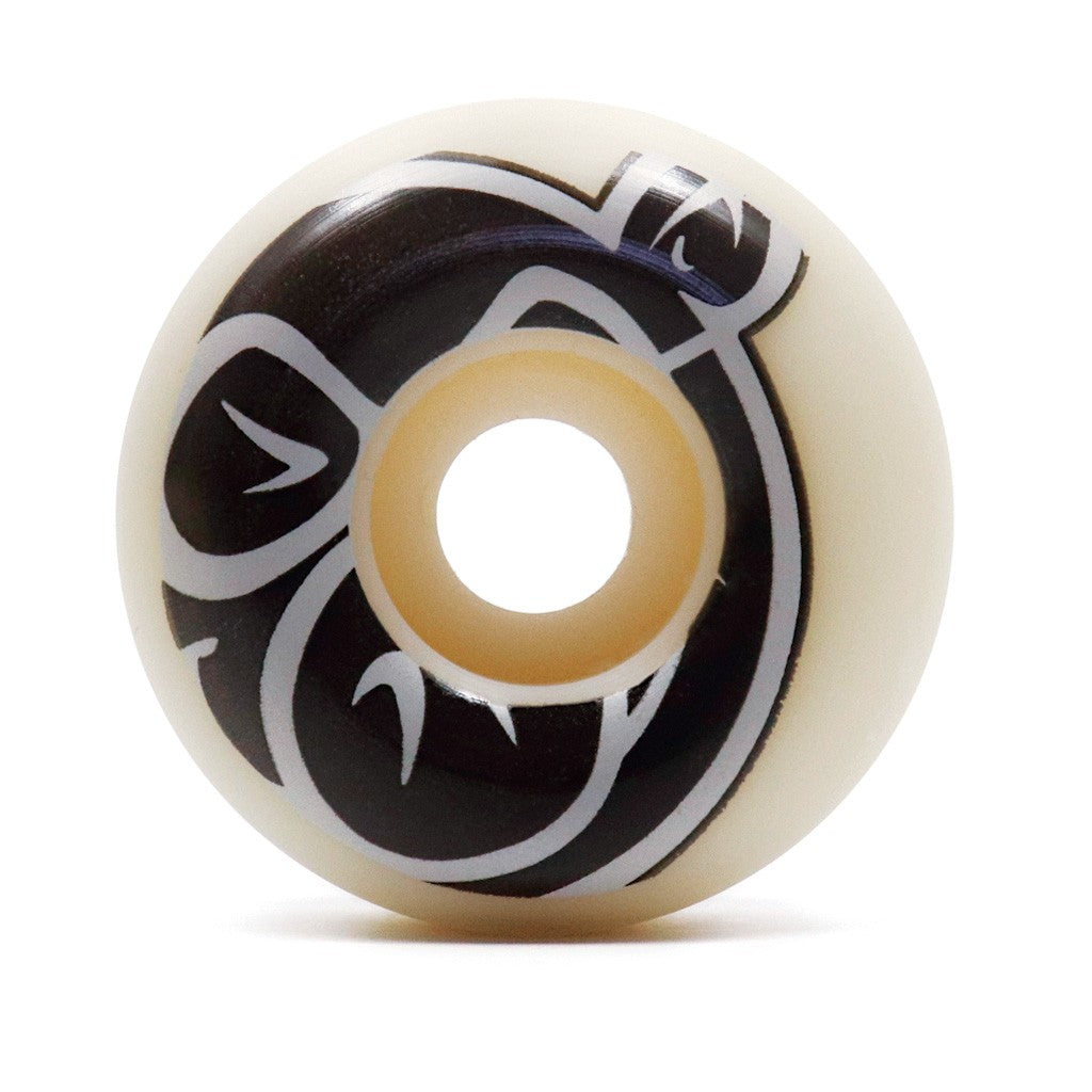 Roda Pig Wheels Prime Urethane 55mm - 103A - Branco / Preto