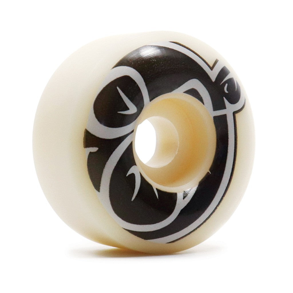 Roda Pig Wheels Prime Urethane 55mm - 103A - Branco / Preto