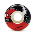 Roda Toy Machine Monster 51mm - 99A - Branco / Vermelho / Preto
