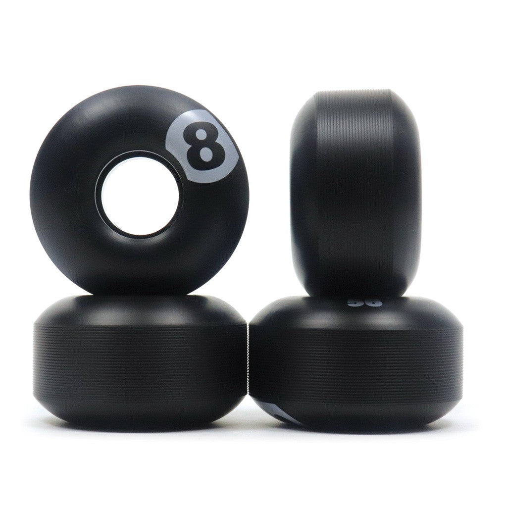 Roda Chocolate Skateboards 8 Ball Cruiser 56mm - 80A - Preto / Branco