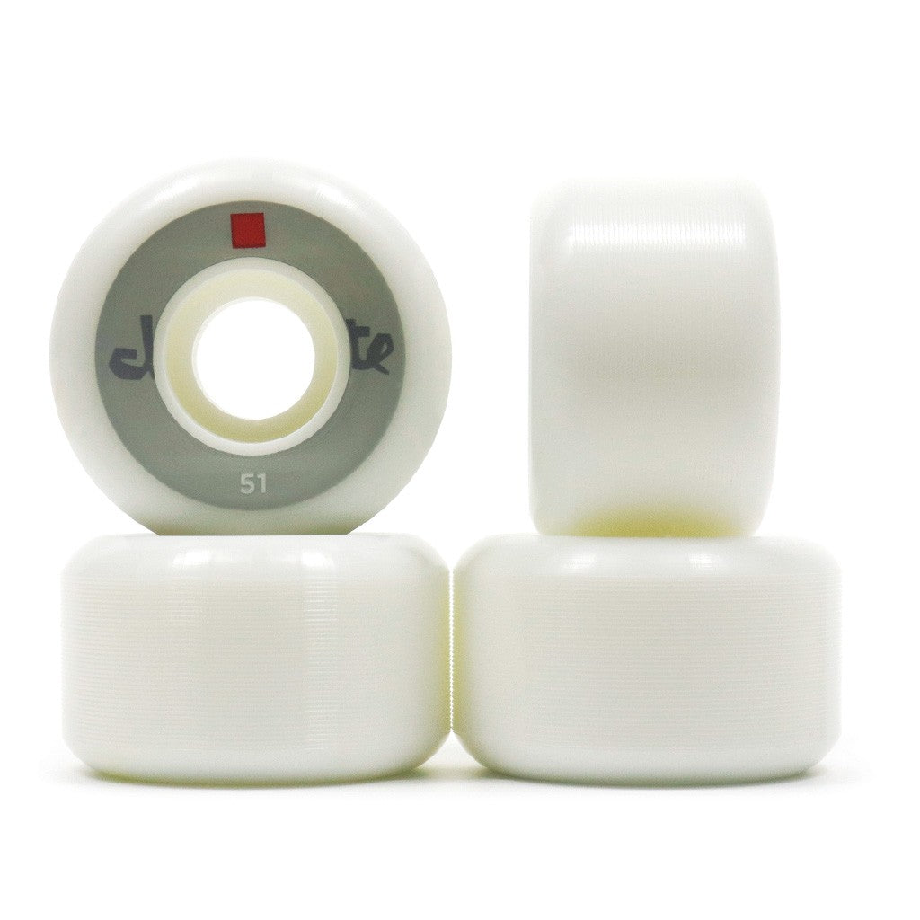 Roda Chocolate Skateboards Lost Chunk Conical 51mm - 99A - Branco / Cinza