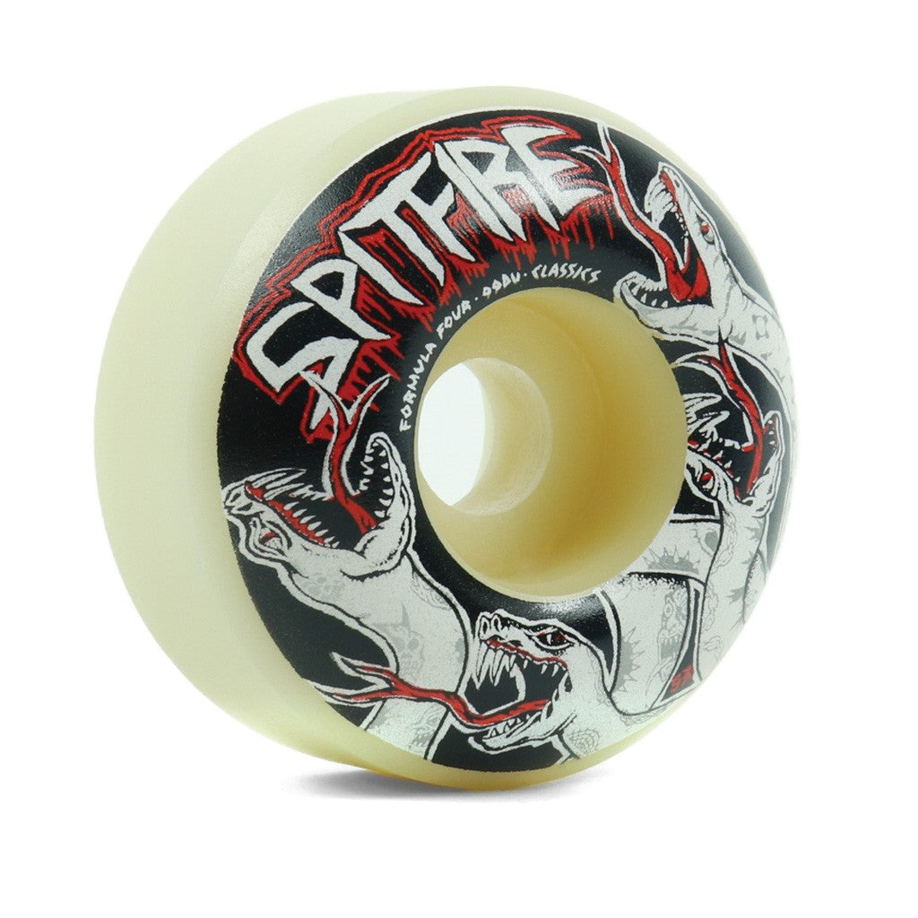 Roda Spitfire Wheels Venon Classic Formula Four 53mm - 99DU - Bege / Preto / Vermelho