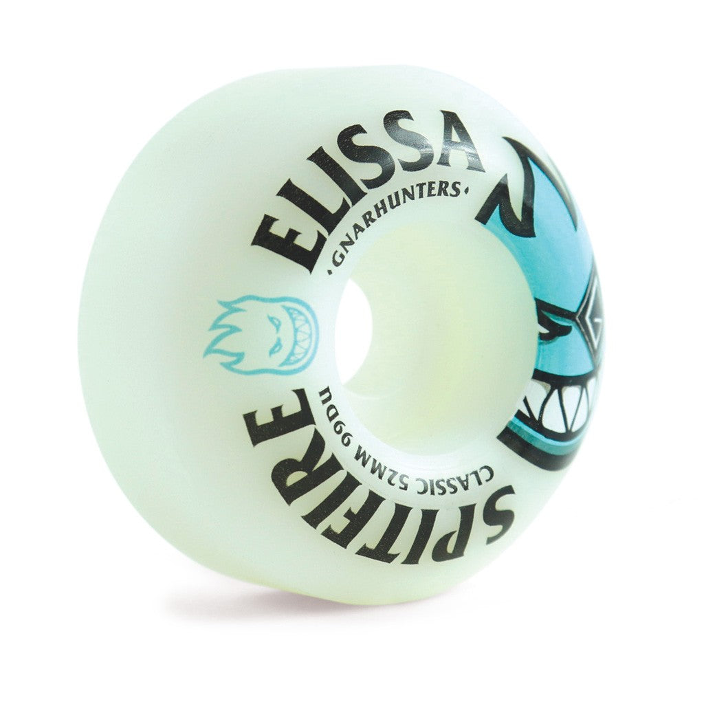 Roda Spitfire Wheels Elissa Gnarhunters Classic 52mm - 99DU - Branca / Preto / Verde