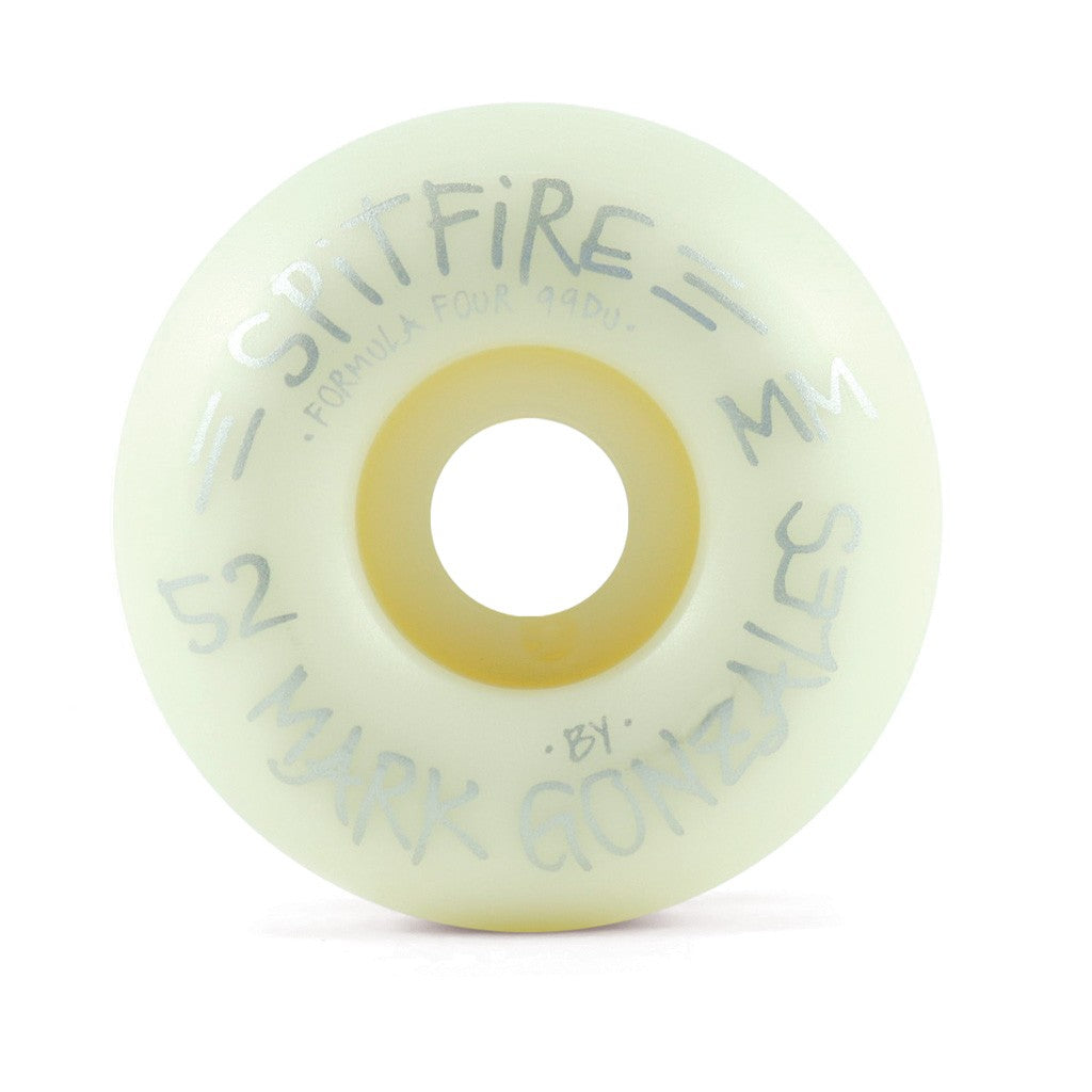 Roda Spitfire Wheels Gonz Schmoos Classic Formula Four 52mm - 99A - Natural / Amarelo
