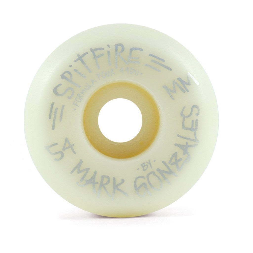 Roda Spitfire Wheels Gonz Birds Conical Full Formula Four 54mm - 99A - Natural / Vermelho / Amarelo