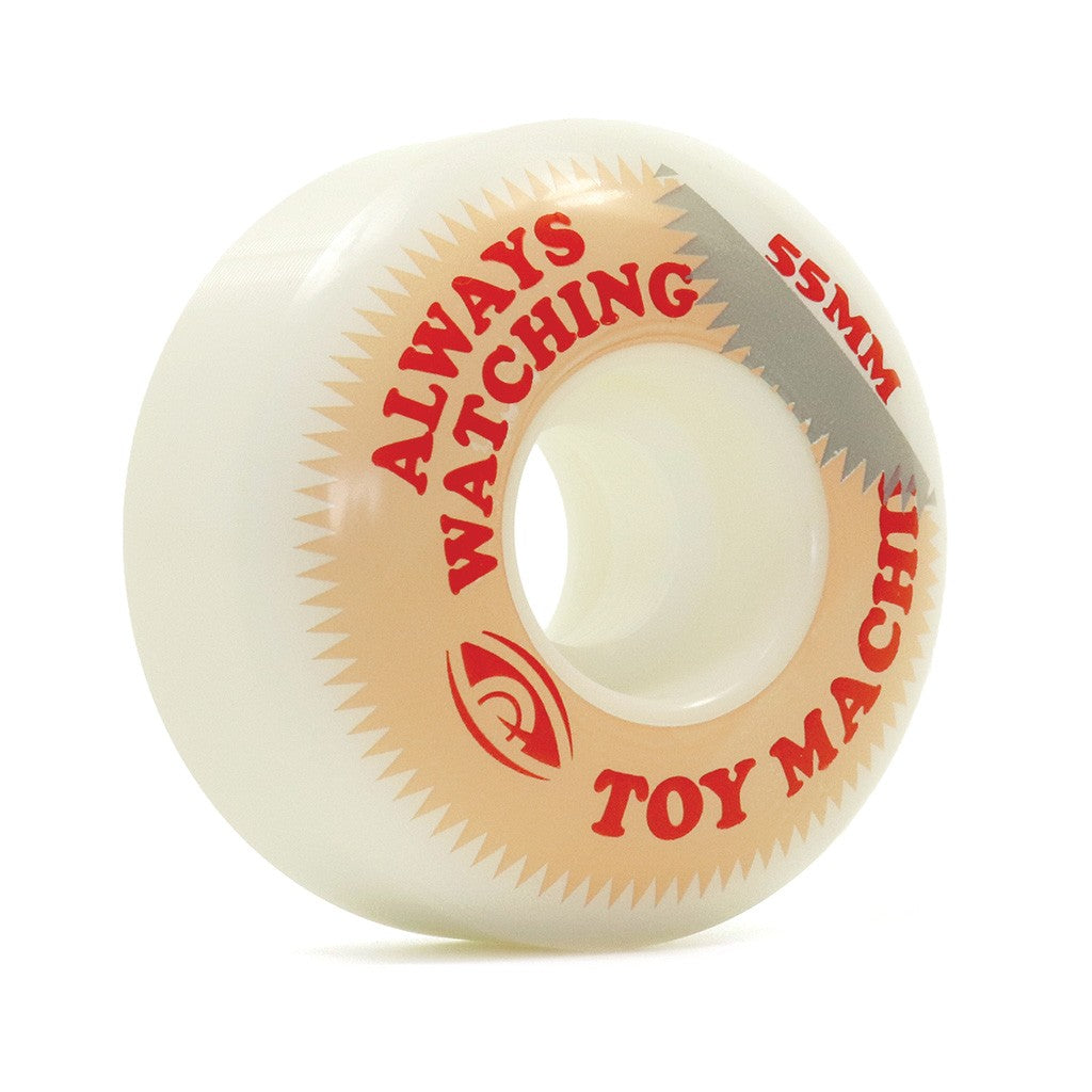 Roda Toy Machine Always Watching 55mm - 100A - Branco / Vermelho