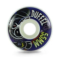 Roda Pig Wheels Duffel Vice 55mm - 101A - Branco / Roxo / Verde