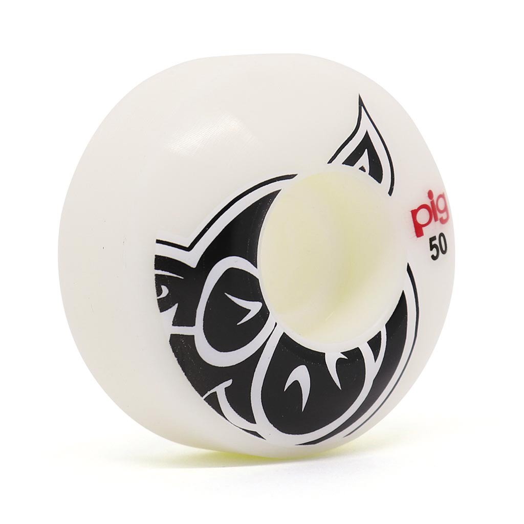 Roda Pig Wheels Head ProLine 50mm - 101A - Branco / Preto