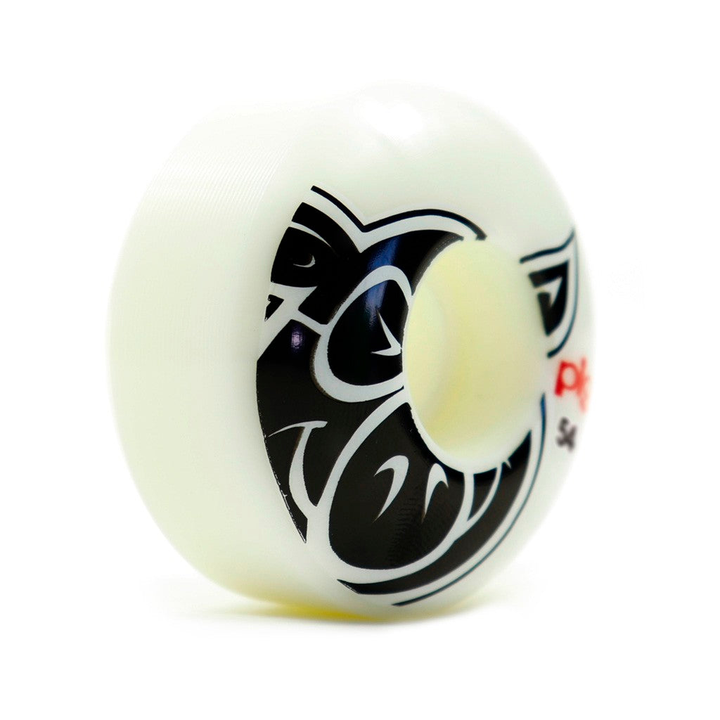 Roda Pig Wheels Head ProLine 54mm - 101A - Branco / Preto