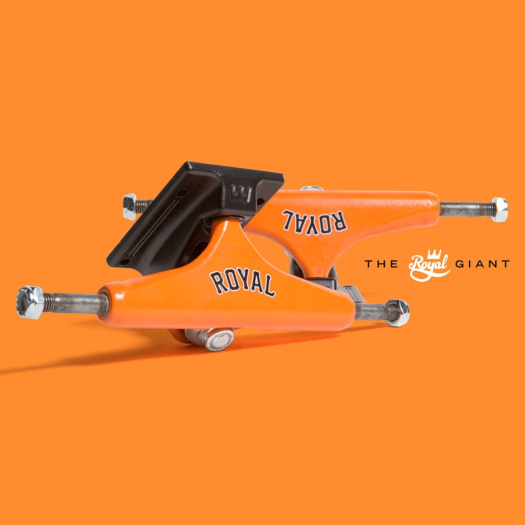 Truck Royal Trucks The Royal Classic Crown Giants - Laranja / Preto