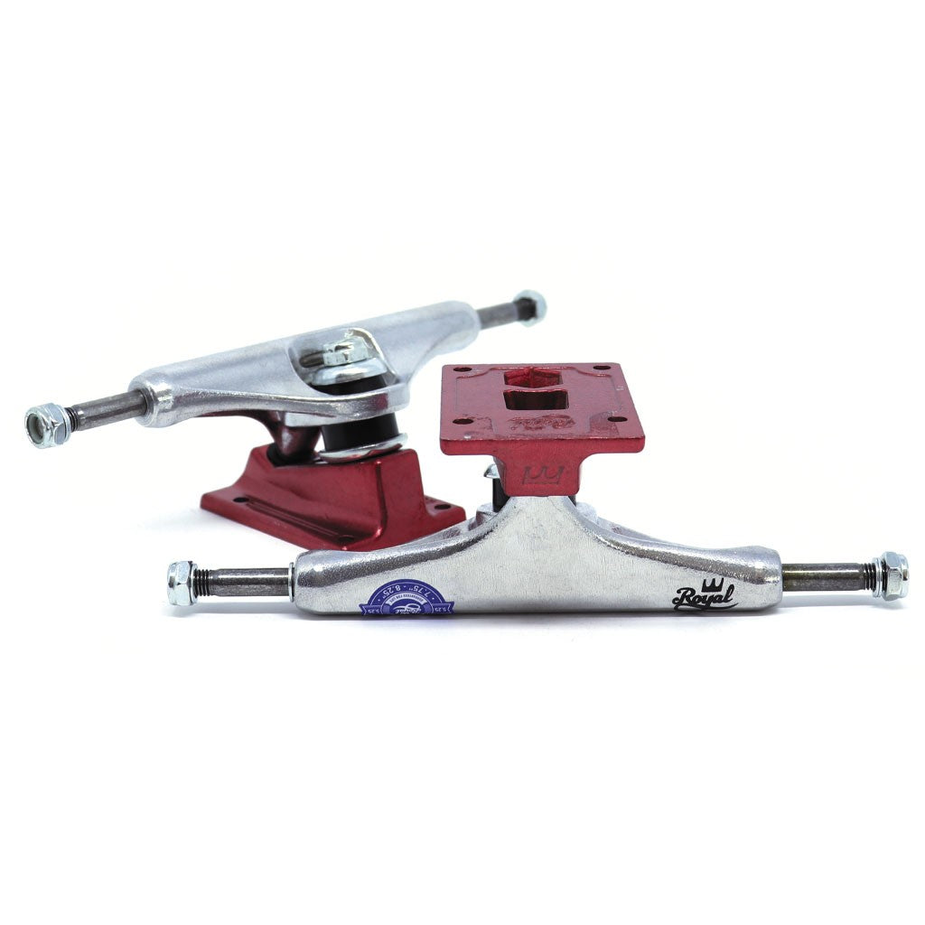 Truck Royal Trucks The Royal Mini Crown - Metal / Vermelho escuro