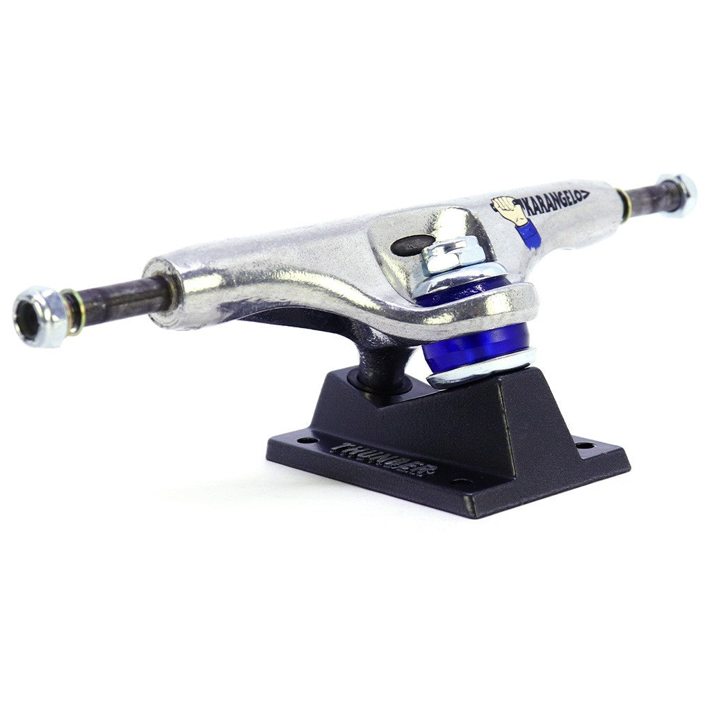 Truck Thunder Trucks Karangelov Stamped - Prata / Preto / Prata