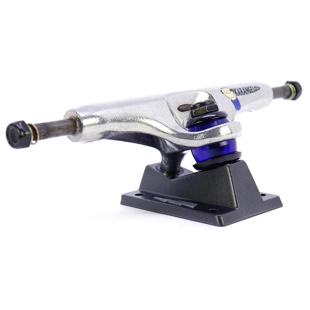 Truck Thunder Trucks Karangelov Stamped - Prata / Preto / Preto