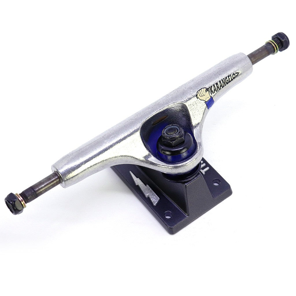 Truck Thunder Trucks Karangelov Stamped - Prata / Preto / Preto
