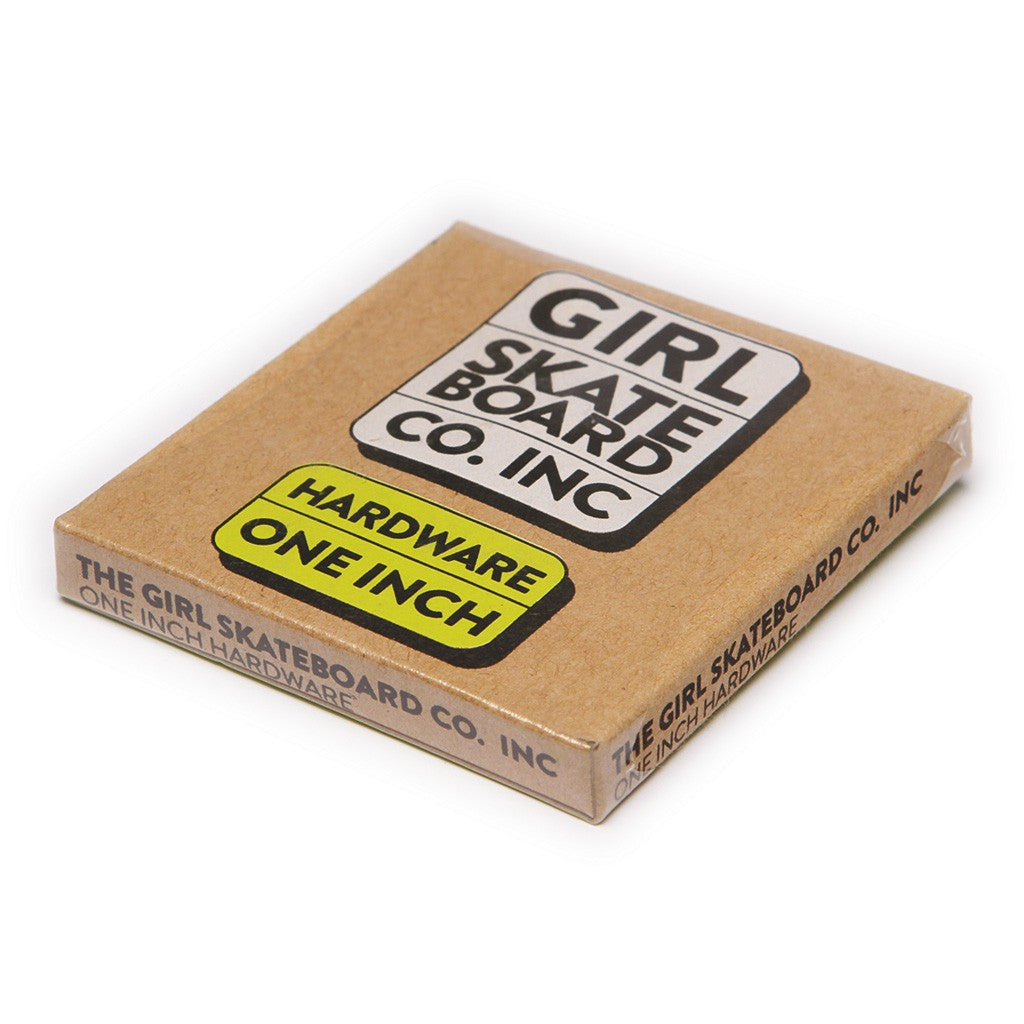 Parafuso de base Girl Skateboards Hardware 1 Inch - Preto_