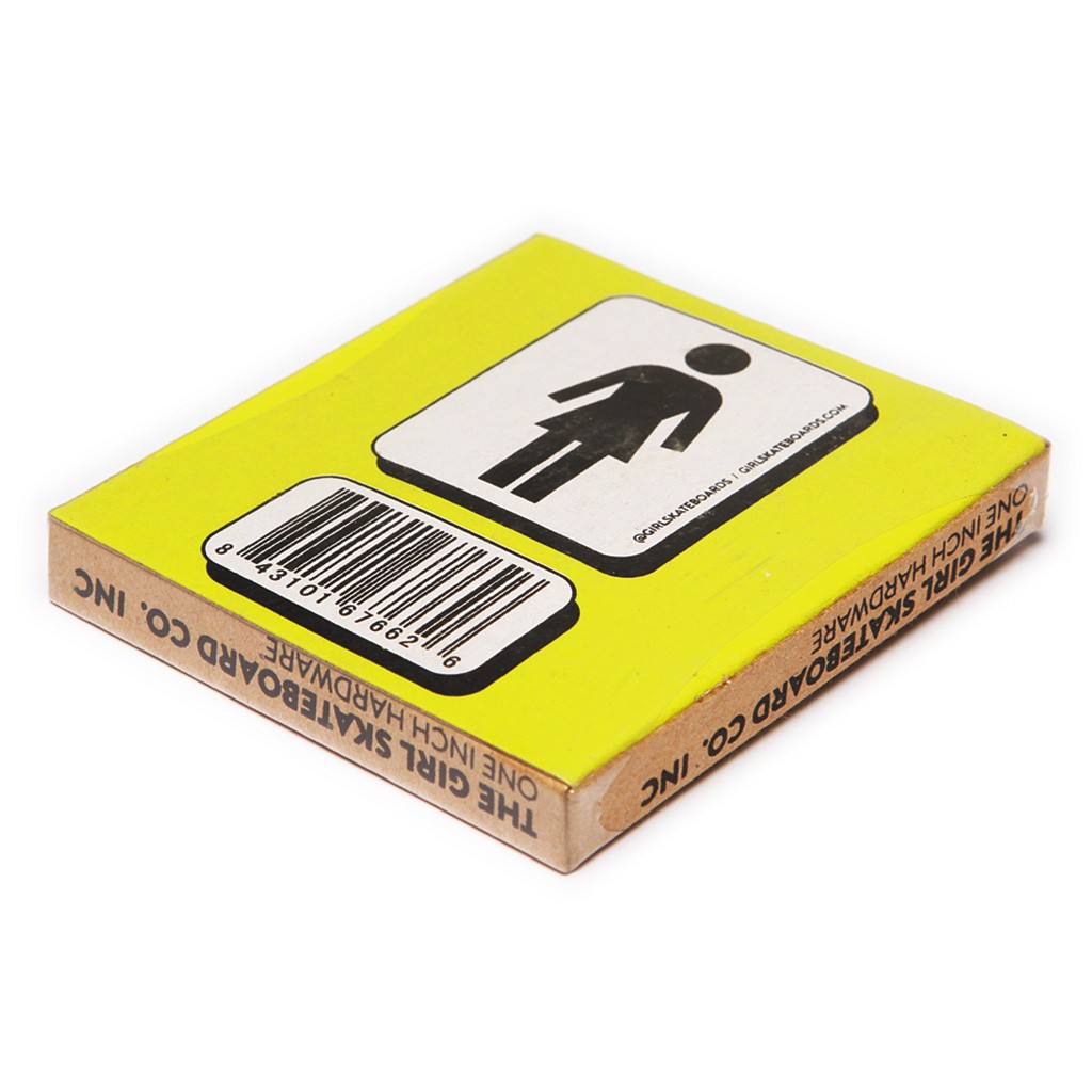 Parafuso de base Girl Skateboards Hardware 1 Inch - Preto_