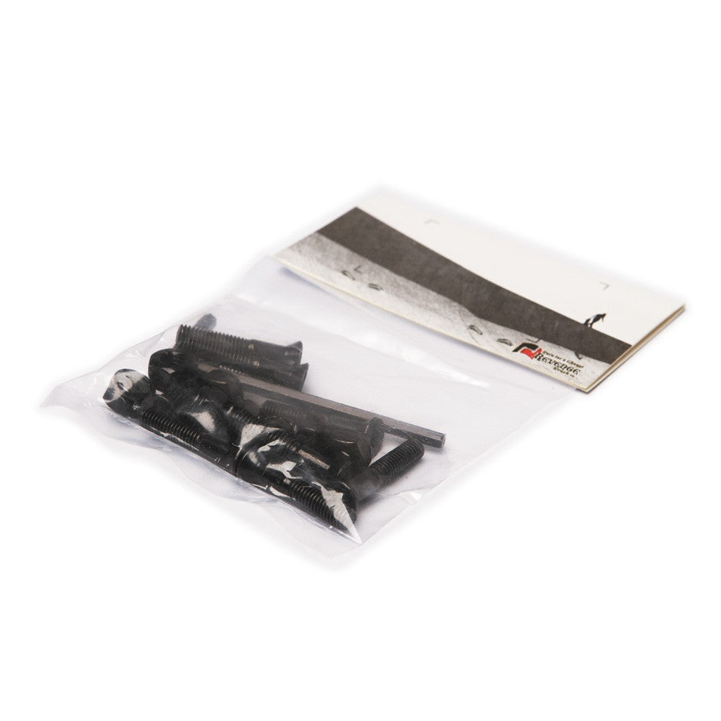Parafuso de base Revenge Hardware 1 Inch - Preto