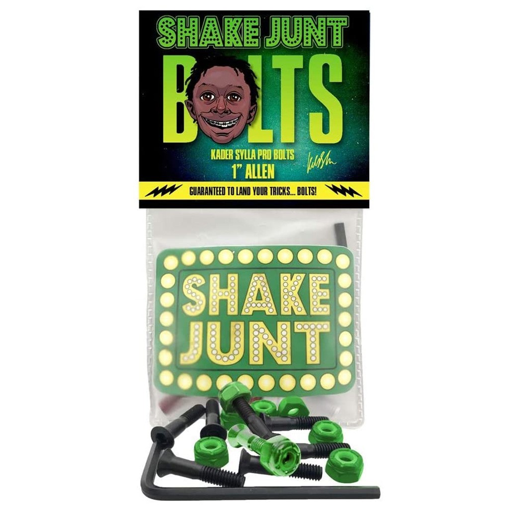 Parafuso de base Shake Junt Kader Sylla 1 Inch - Preto / Verde