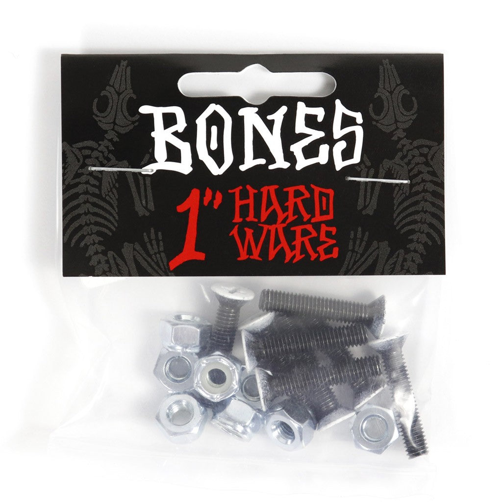 Parafuso de base Bones Hardware 1 Inch - Preto / Branco
