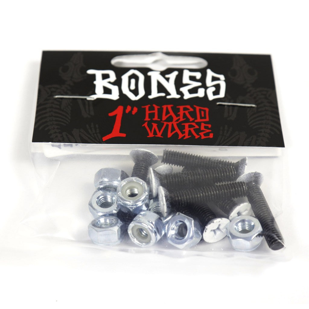 Parafuso de base Bones Hardware 1 Inch - Preto / Branco