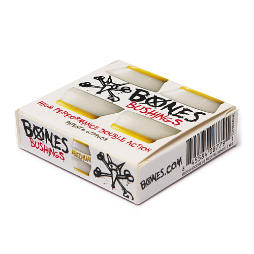 Amortecedor Bones Bushings Medium - Branco / Amarelo