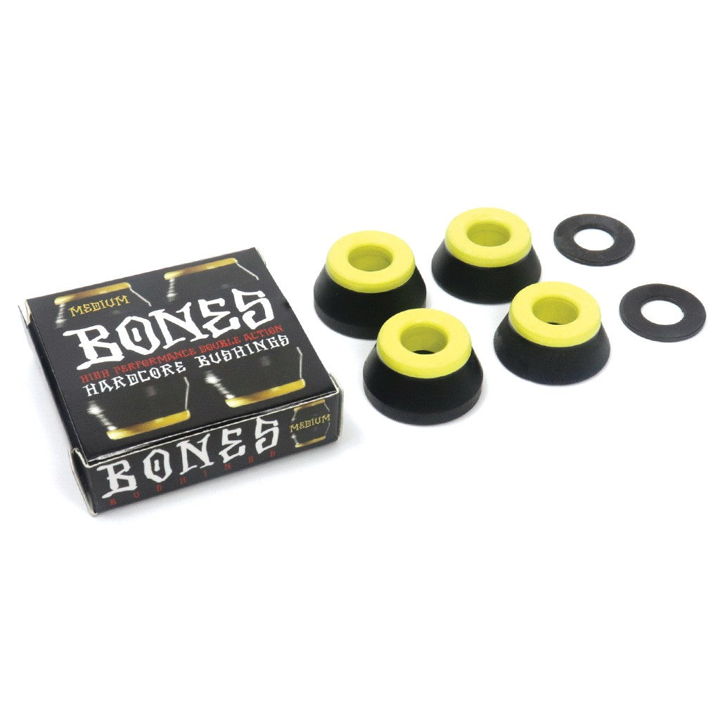 Amortecedor Bones Bushings Medium - Preto / Amarelo