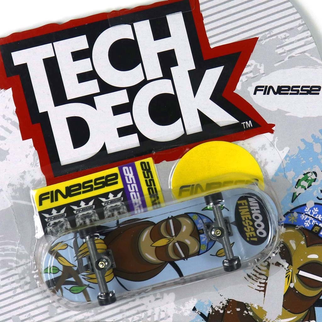 Skate de dedo Tech Deck Finesse Coruja 96mm - Azul