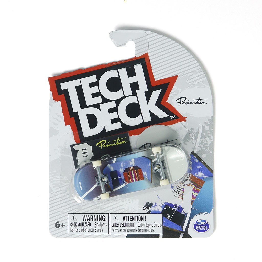 Skate de dedo Tech Deck Primitive 96mm - Azul / Prateado