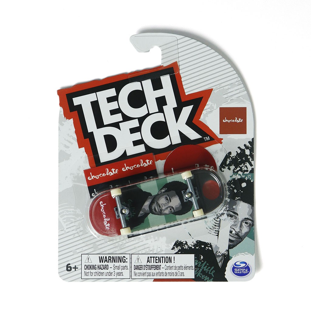 Skate de dedo Tech Deck Chocolate Carlisle 96mm - Vermelho / Preto