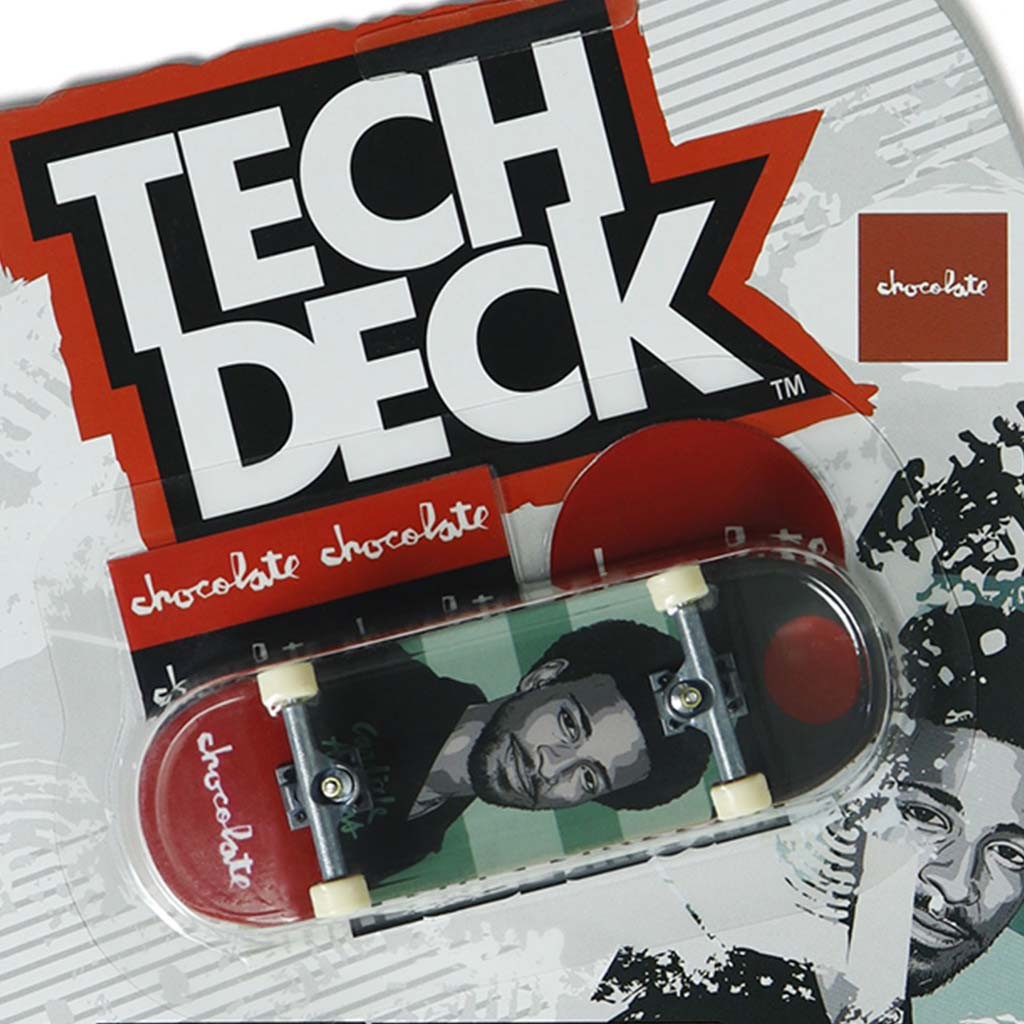 Skate de dedo Tech Deck Chocolate Carlisle 96mm - Vermelho / Preto